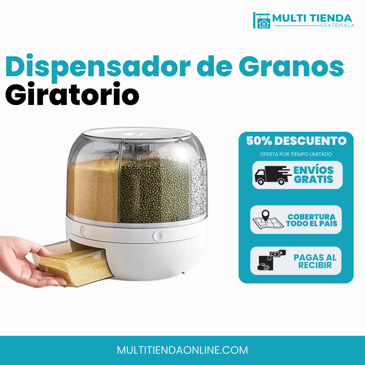 DISPENSADOR DE GRANOS 360°